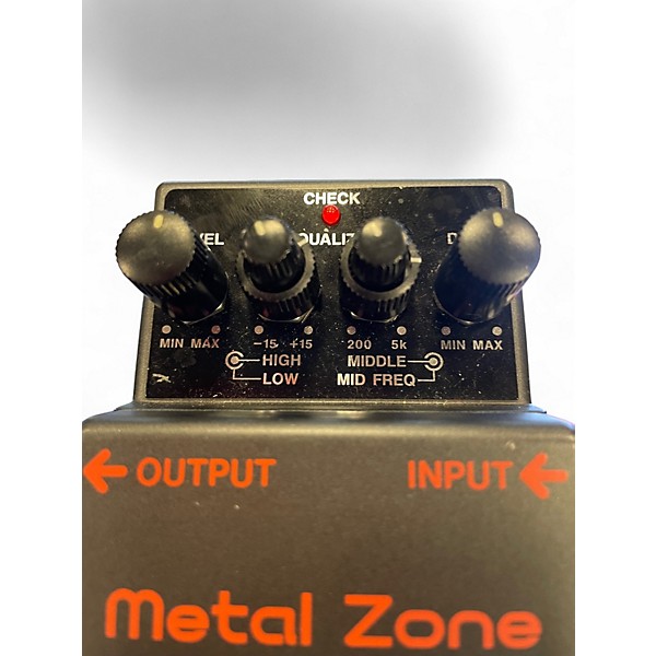 Used BOSS MT2 Metal Zone Distortion Effect Pedal