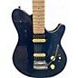 Used Sterling by Music Man Sub AX3 Axis Blue Solid Body Electric Guitar