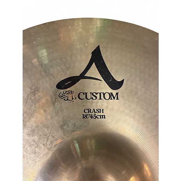 Used Zildjian 18in AVEDIS A CUSTOM Cymbal