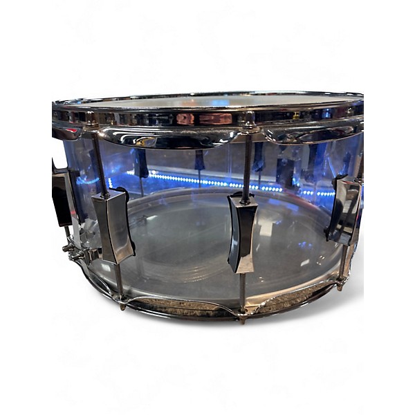 Used Pork Pie 14in Acrylic Snare Clear Drum