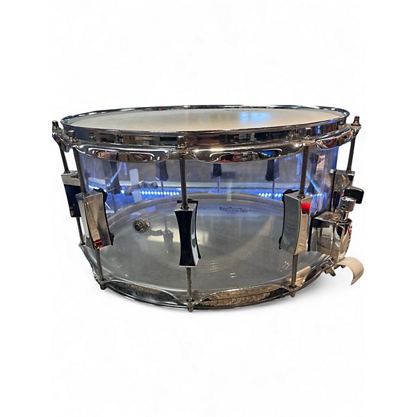 Used Pork Pie 14in Acrylic Snare Clear Drum