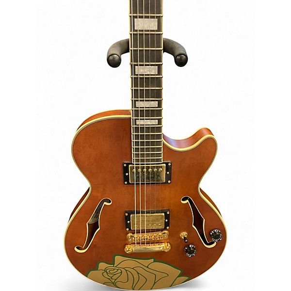 Used D'Angelico AMERICAN BEAUTY 50 YEAR ANNIVERSARY Natural Hollow Body Electric Guitar