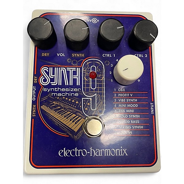 Used Electro-Harmonix SYNTH9 Synthesizer Effect Pedal