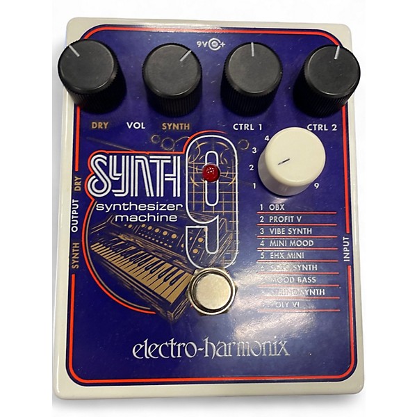 Used Electro-Harmonix SYNTH9 Synthesizer Effect Pedal