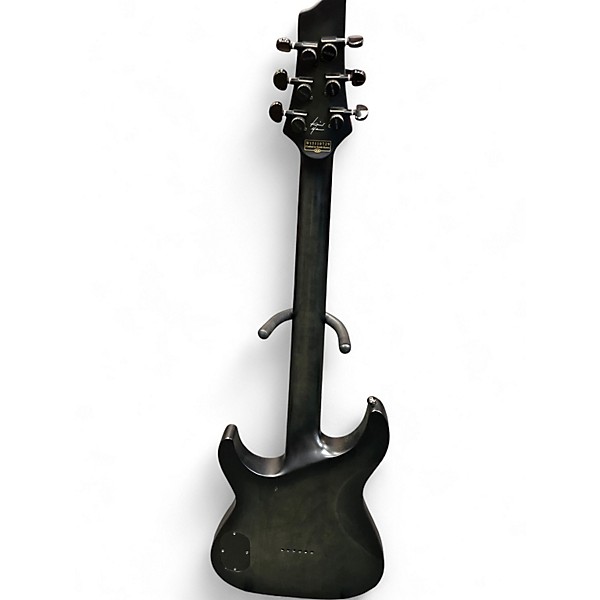 Used Schecter Guitar Research Keith Merrow KM-6 MK1 Trans White Satin Solid Body Electric Guitar