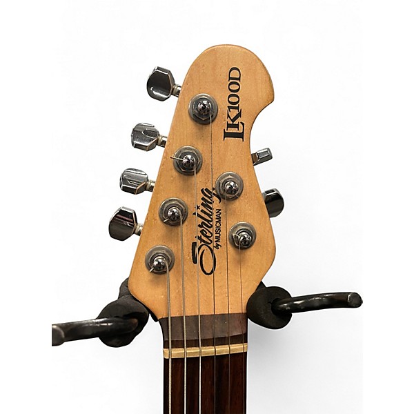 Used Sterling by Music Man LK100D Luke Steve Lukather Signature SPARKLE BLACK Solid Body Electric Guitar