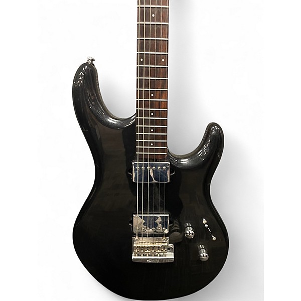 Used Sterling by Music Man LK100D Luke Steve Lukather Signature SPARKLE BLACK Solid Body Electric Guitar