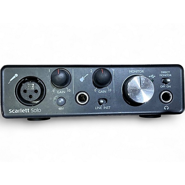 Used Focusrite Scarlett Solo Gen 2 Audio Interface