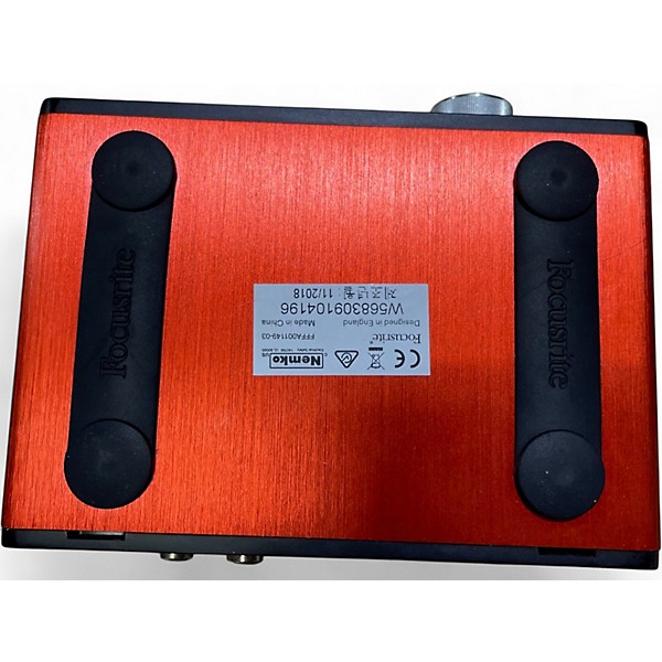 Used Focusrite Scarlett Solo Gen 2 Audio Interface