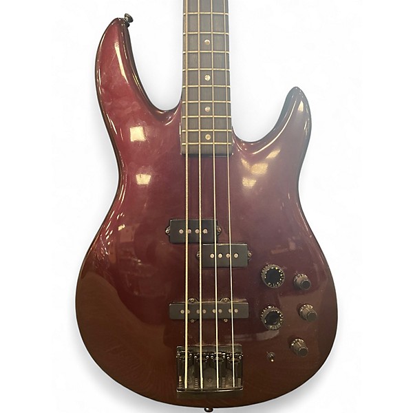 Vintage 1980s Peavey Dyna-Bass Unity Series Transparent Violet Electric Bass Guitar