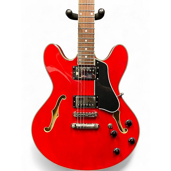 Used Eastman T386RD Red Hollow Body Electric Guitar