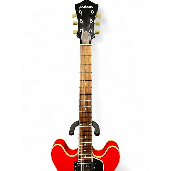Used Eastman T386RD Red Hollow Body Electric Guitar