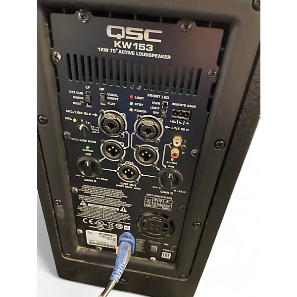 Used QSC KW153 15in 3-Way Powered Speaker
