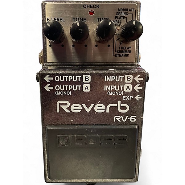 Used BOSS RV6 Digital Reverb Effect Pedal