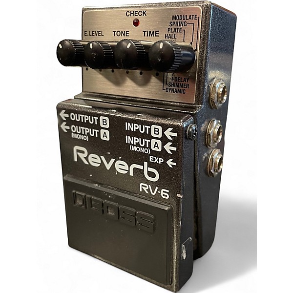 Used BOSS RV6 Digital Reverb Effect Pedal