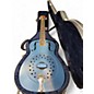 Used National Collegian satin blue Resonator Guitar