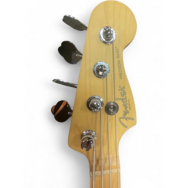 Used Fender American Standard Precision Bass Sunburst Electric Bass Guitar