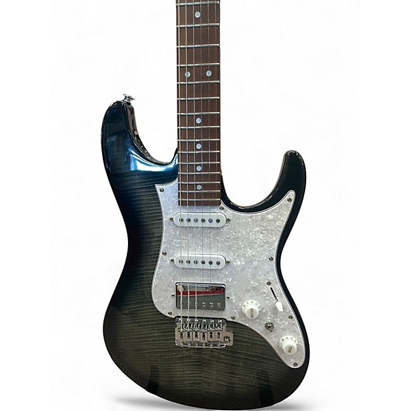 Used Ibanez AZ24S1F Trans Black Solid Body Electric Guitar
