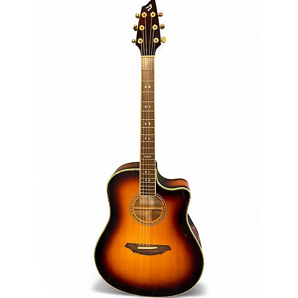 Used Breedlove ad25sf plus 2 Tone Sunburst Acoustic Electric Guitar