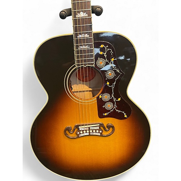 Used Gibson SJ200 Original Vintage Sunburst Acoustic Electric Guitar