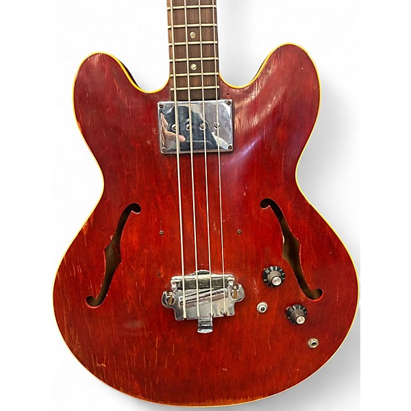 Vintage 1966 Gibson EB-2 Cherry Electric Bass Guitar