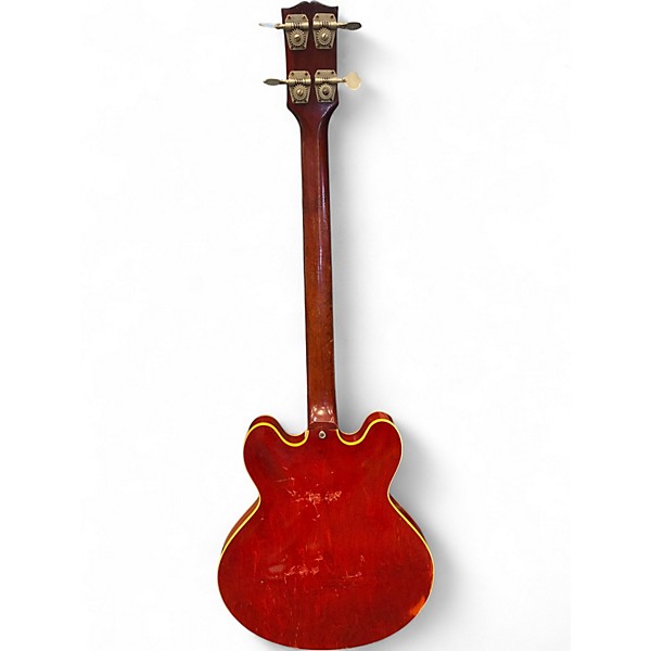 Vintage 1966 Gibson EB-2 Cherry Electric Bass Guitar