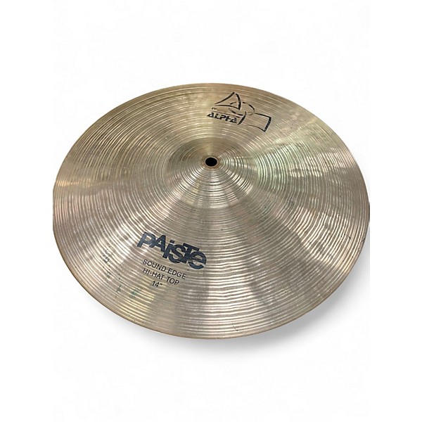Used Paiste 14in Alpha Medium Hi Hat Top Cymbal