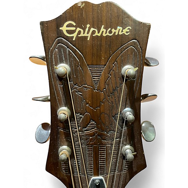 Vintage 2000 Epiphone FT 200 Natural Acoustic Guitar