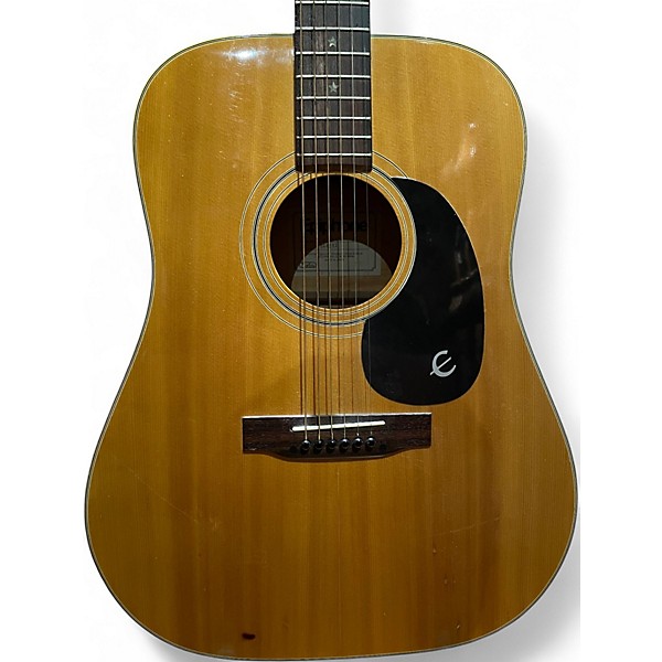 Vintage 2000 Epiphone FT 200 Natural Acoustic Guitar