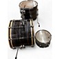 Used Barton Drums 3 Piece Studio Custom Birch Brown Stripes Drum Kit