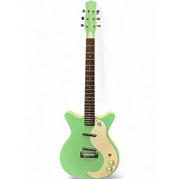 Used 2020s Danelectro 59M NOS+ Keen Green Solid Body Electric Guitar