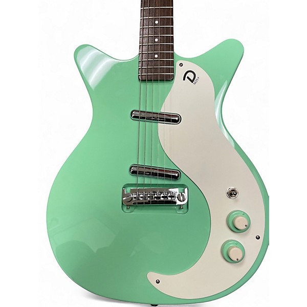 Used 2020s Danelectro 59M NOS+ Keen Green Solid Body Electric Guitar