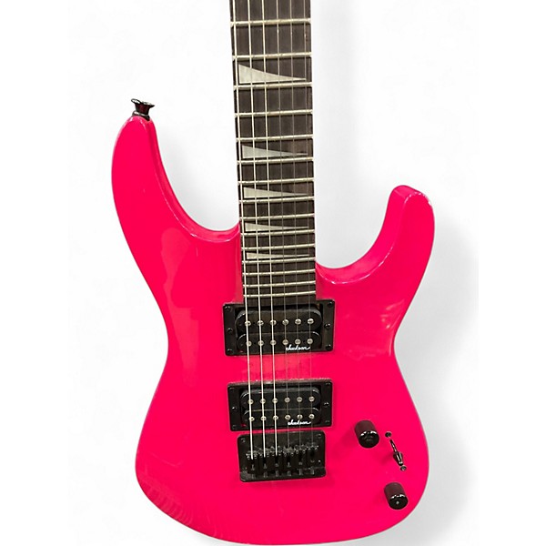 Used Jackson JS Series Dinky Minion JS1X Pink Solid Body Electric Guitar