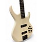 Vintage 1980s Carvin LB60 White Electric Bass Guitar
