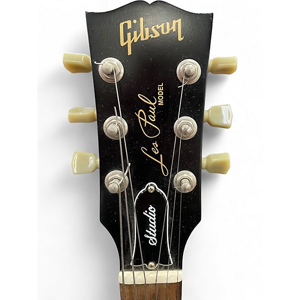 Used Gibson Les Paul Studio Worn Cherry Solid Body Electric Guitar