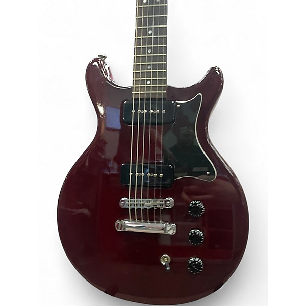 Vintage 1993 Hamer DOUBLE CUT Cherry Solid Body Electric Guitar