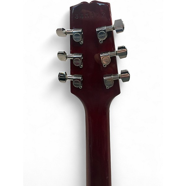 Vintage 1993 Hamer DOUBLE CUT Cherry Solid Body Electric Guitar