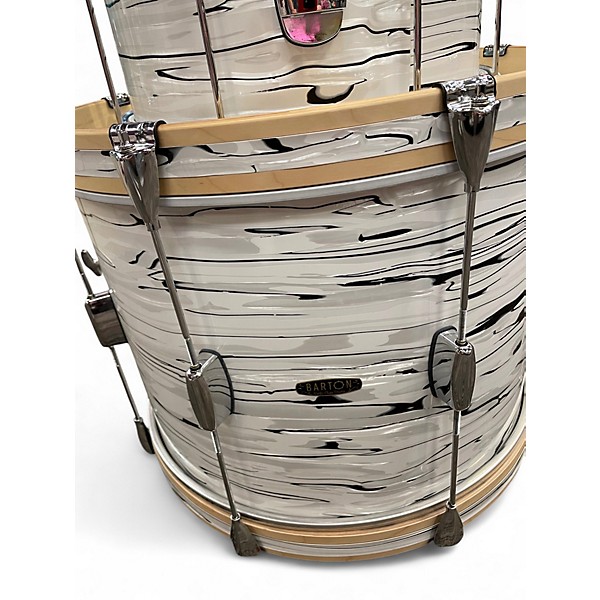 Used Barton Drums 3 Piece Essential   BEECH MARBAL Drum Kit