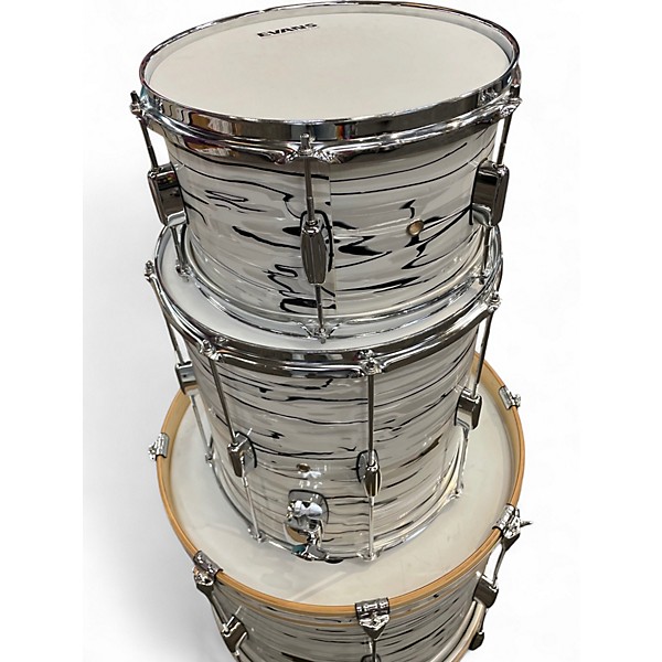 Used Barton Drums 3 Piece Essential   BEECH MARBAL Drum Kit