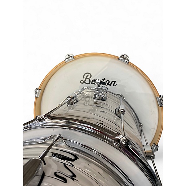 Used Barton Drums 3 Piece Essential   BEECH MARBAL Drum Kit