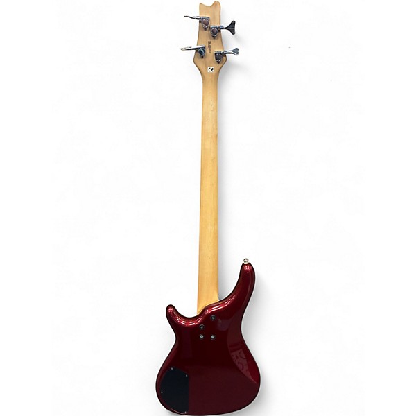 Used Raven PJ Bass Copy Metallic Candy Red Electric Bass Guitar
