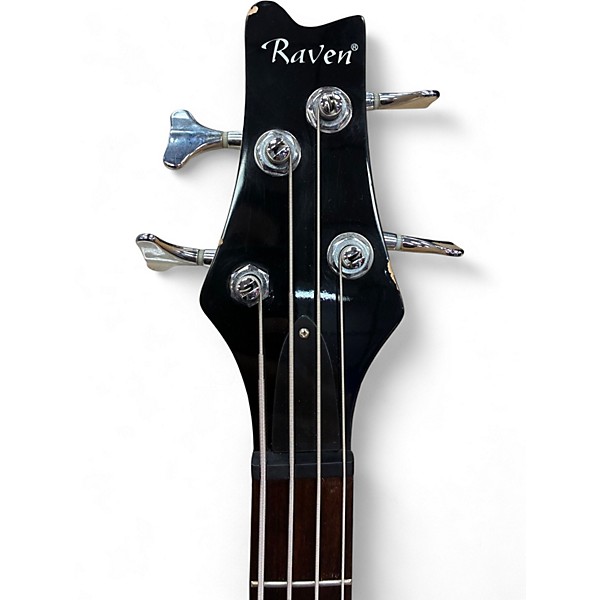 Used Raven PJ Bass Copy Metallic Candy Red Electric Bass Guitar