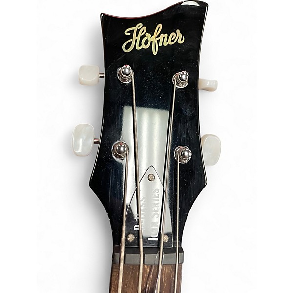 Used Hofner B Bass Icon Series Sunburst Electric Bass Guitar