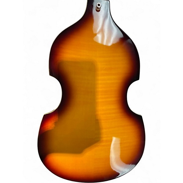 Used Hofner B Bass Icon Series Sunburst Electric Bass Guitar