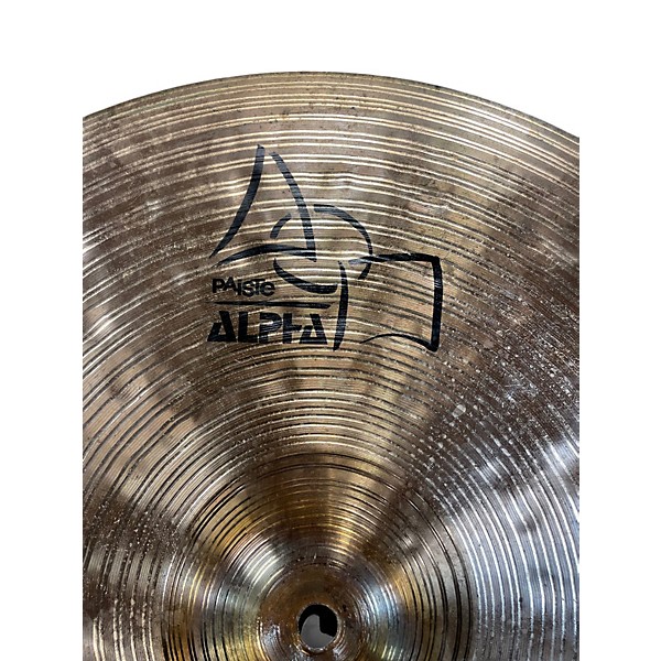 Used Paiste 16in alpha crash Cymbal