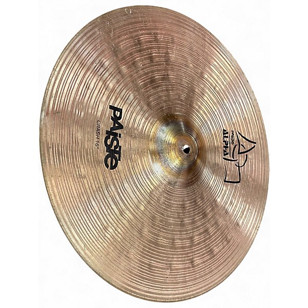 Used Paiste 16in alpha crash Cymbal