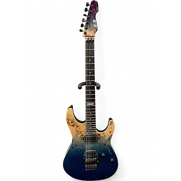 Used ESP E-II SN-II blue natural fade Solid Body Electric Guitar