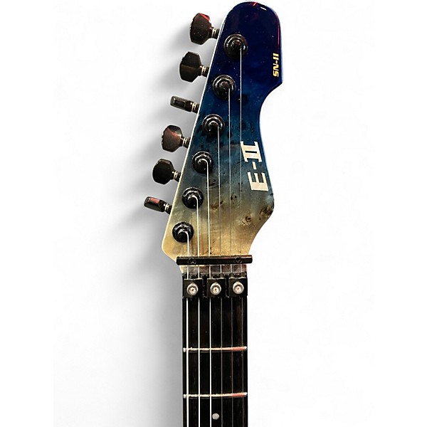 Used ESP E-II SN-II blue natural fade Solid Body Electric Guitar