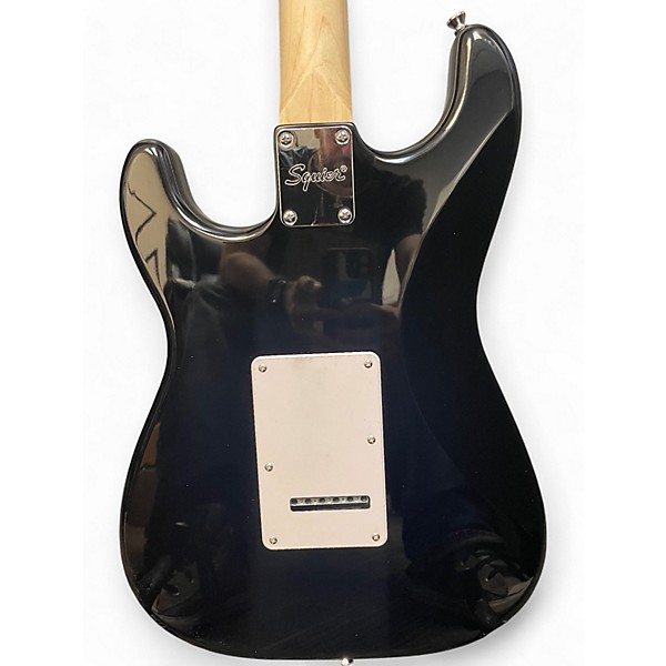 Used Squier stratocaster Black Solid Body Electric Guitar