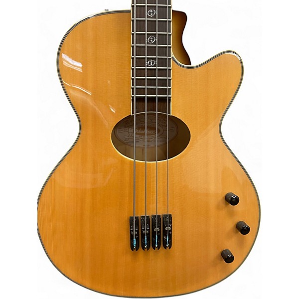Used Washburn AB40SHNK Natural Electric Bass Guitar